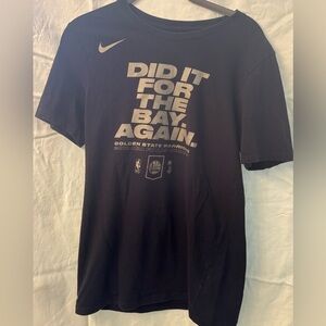 Nike Black 2018 Golden State Warriors NBA FINALS CHAMPS Tee